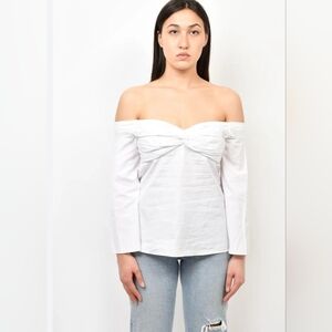 A.L.C White Off The Shoulder Top
